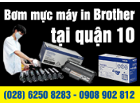 Bơm mực máy in Brother tại quận 10