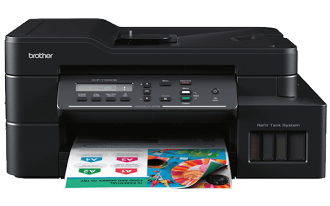 Máy in phun màu đa năng Brother DCP-T720dw- (In, Copy, Scan, USB, Wifi)